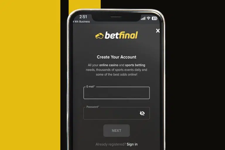 Betnation login scherm voorbeeld